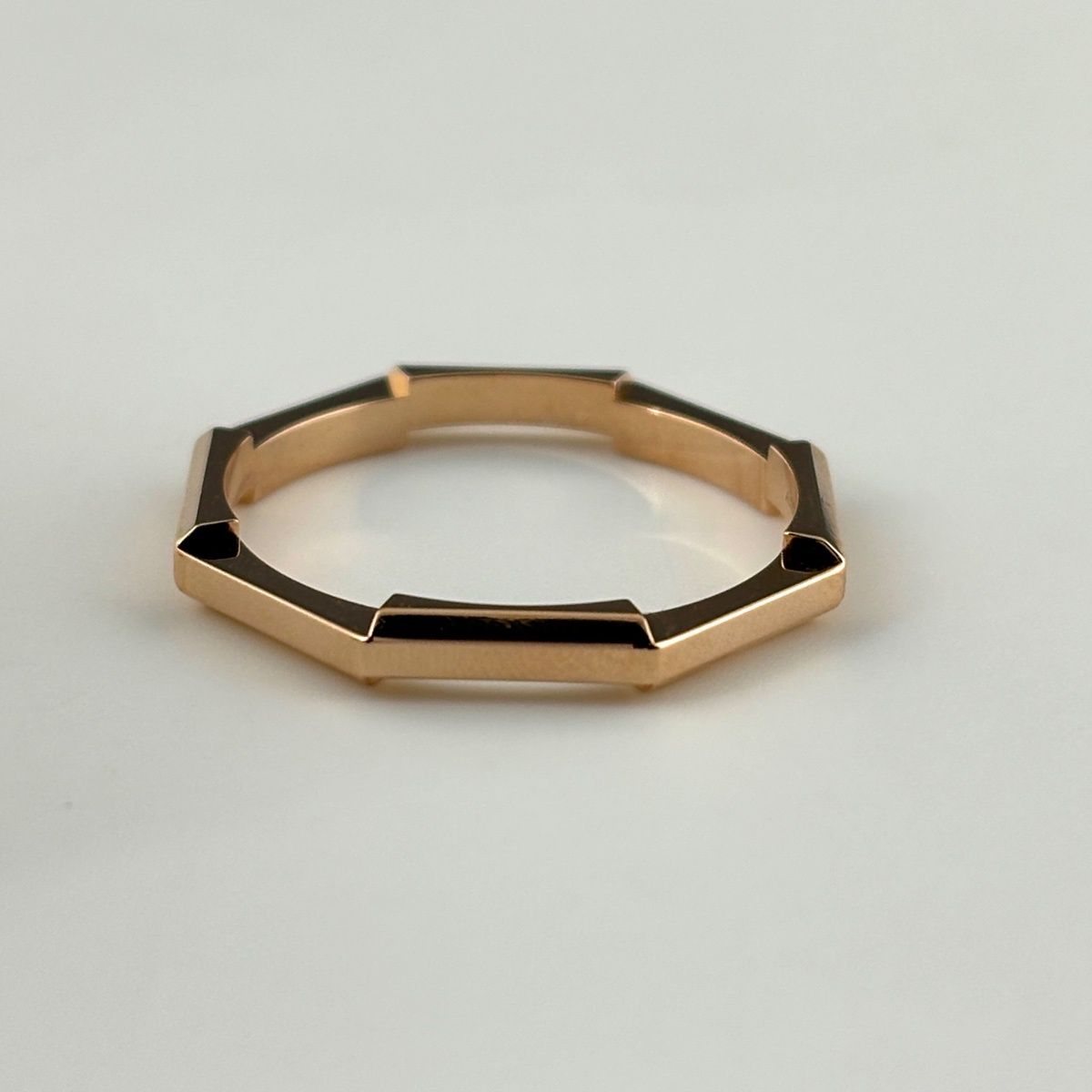 Gucci Link to Love Ring PG Pink Gold — view 3