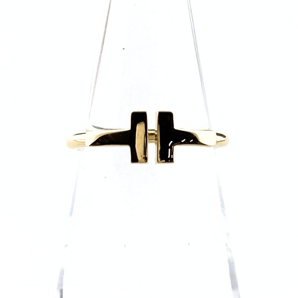 Tiffany & Co T Wire Ring YG Yellow Gold
