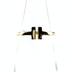 Tiffany & Co T Wire Ring YG Yellow Gold