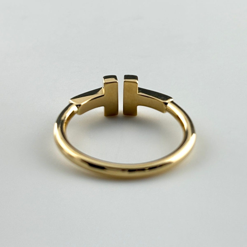 Tiffany & Co T Wire Ring YG Yellow Gold — view 3