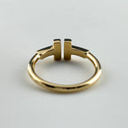 Tiffany & Co T Wire Ring YG Yellow Gold — view 3