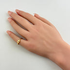 Tiffany & Co T Wire Ring YG Yellow Gold — view 4
