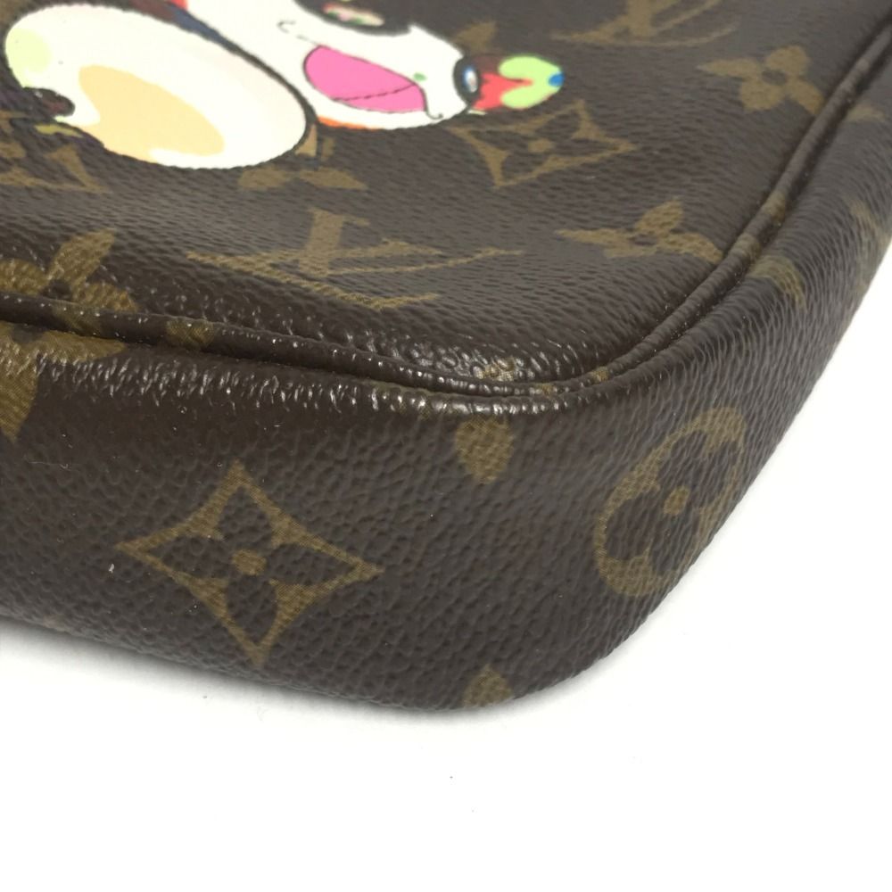 Louis Vuitton Shoulder Bag Pochette Monogram Canvas Brown — view 6