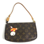 Louis Vuitton Shoulder Bag Pochette Monogram Canvas Brown — view 2