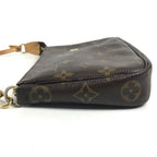 Louis Vuitton Shoulder Bag Pochette Monogram Canvas Brown — view 4