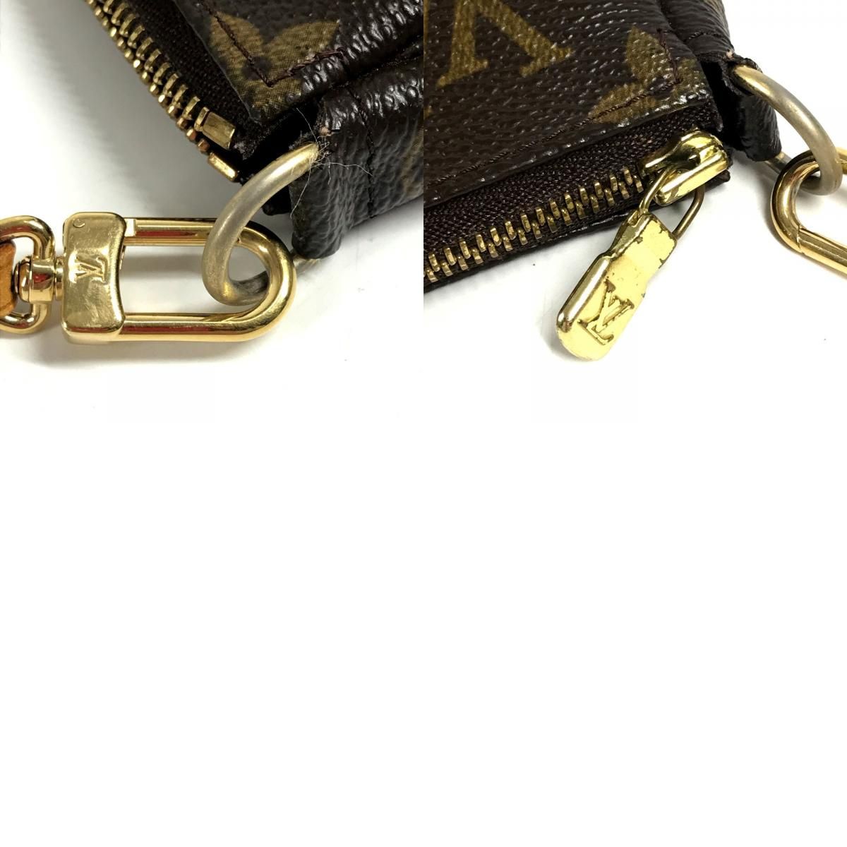 Louis Vuitton Shoulder Bag Pochette Monogram Canvas Brown — view 9