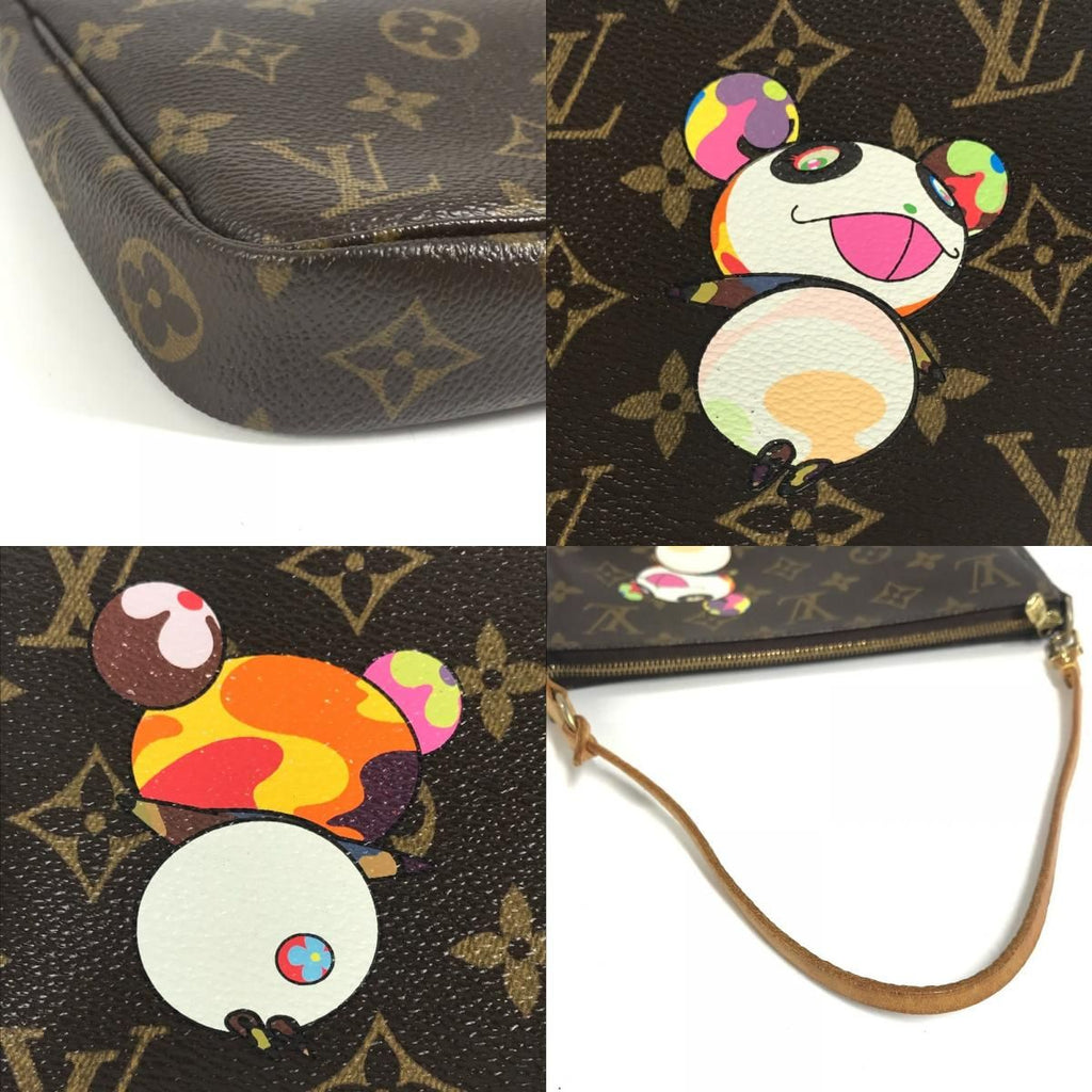 Louis Vuitton Shoulder Bag Pochette Monogram Canvas Brown — view 7