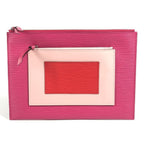 Louis Vuitton Clutch Pochette Plat Epi Leather Coquelicot Pink