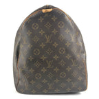 Louis Vuitton Boston Bag Keepall 55 Monogram Canvas Brown — view 3