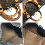 Louis Vuitton Boston Bag Keepall 55 Monogram Canvas Brown — view 8
