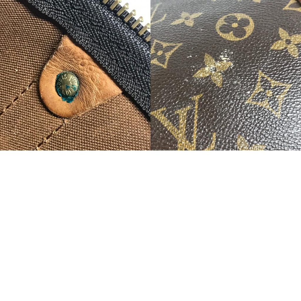 Louis Vuitton Boston Bag Keepall 55 Monogram Canvas Brown — view 9