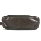 Prada Shoulder Bag Plastic Chain Leather Khaki — view 6