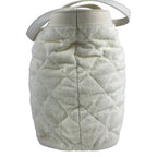 Chanel Shoulder Bag CC Logo Cotton White — view 4