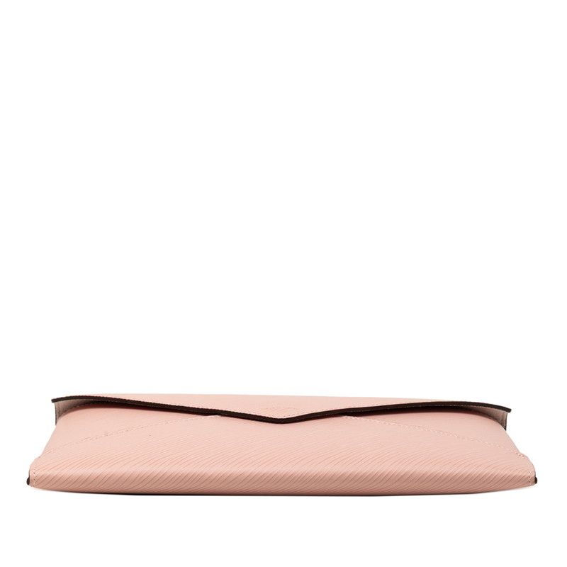 Louis Vuitton Epi Kirigami Clutch Pouch Pink Bordeaux Red Leather — view 3