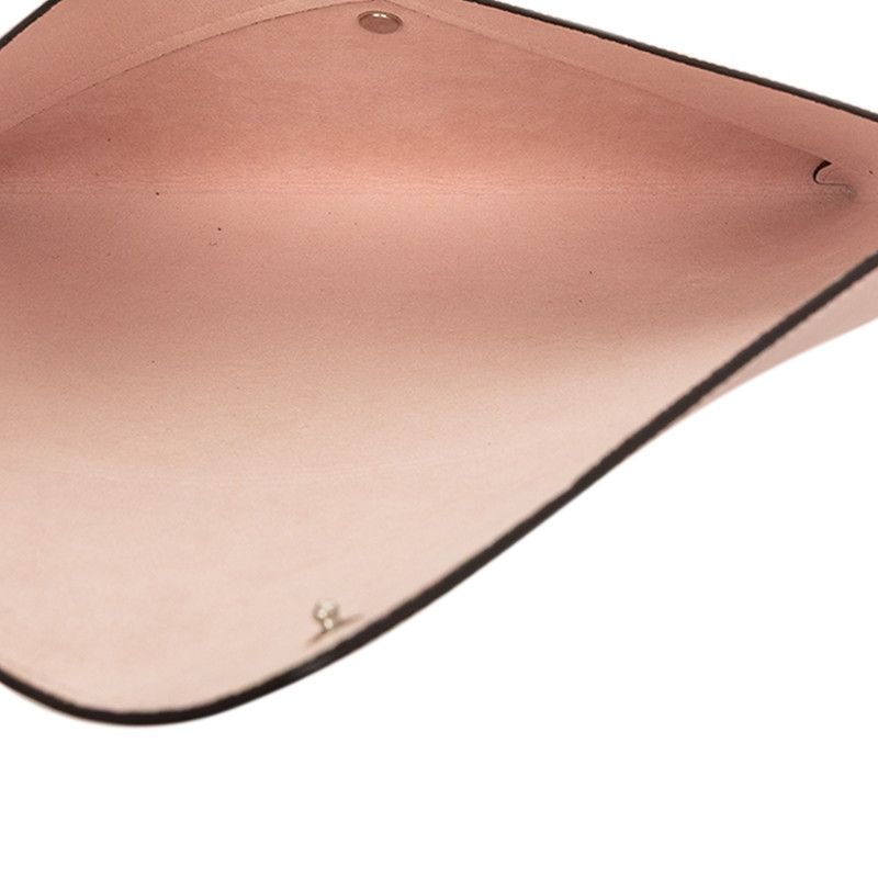 Louis Vuitton Epi Kirigami Clutch Pouch Pink Bordeaux Red Leather — view 5