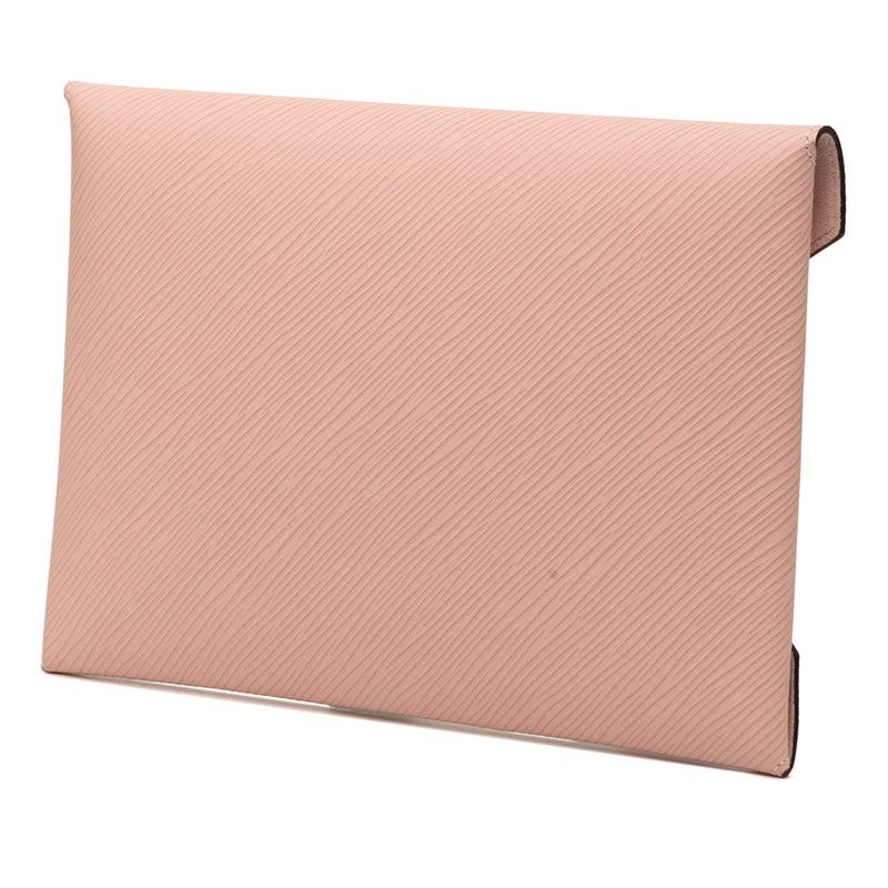 Louis Vuitton Epi Kirigami Clutch Pouch Pink Bordeaux Red Leather — view 2
