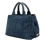 Prada Canapa / Shoulder Bag / 2-Way Blue Denim — view 2