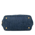 Prada Canapa / Shoulder Bag / 2-Way Blue Denim — view 3