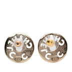 Chanel Logo Earrings Gold Plated Faux Pearl Rhinestone — view 2