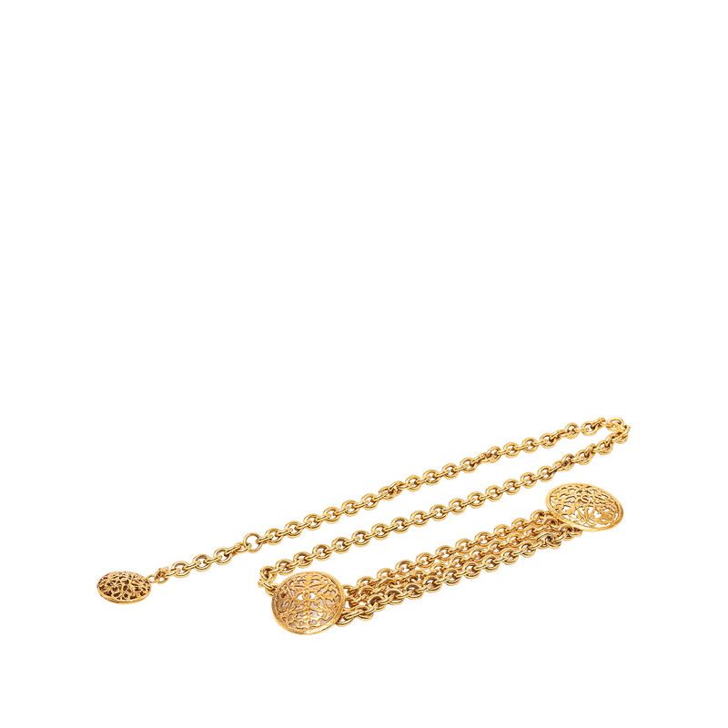 Chanel Vintage Chain Belt Gold Plated