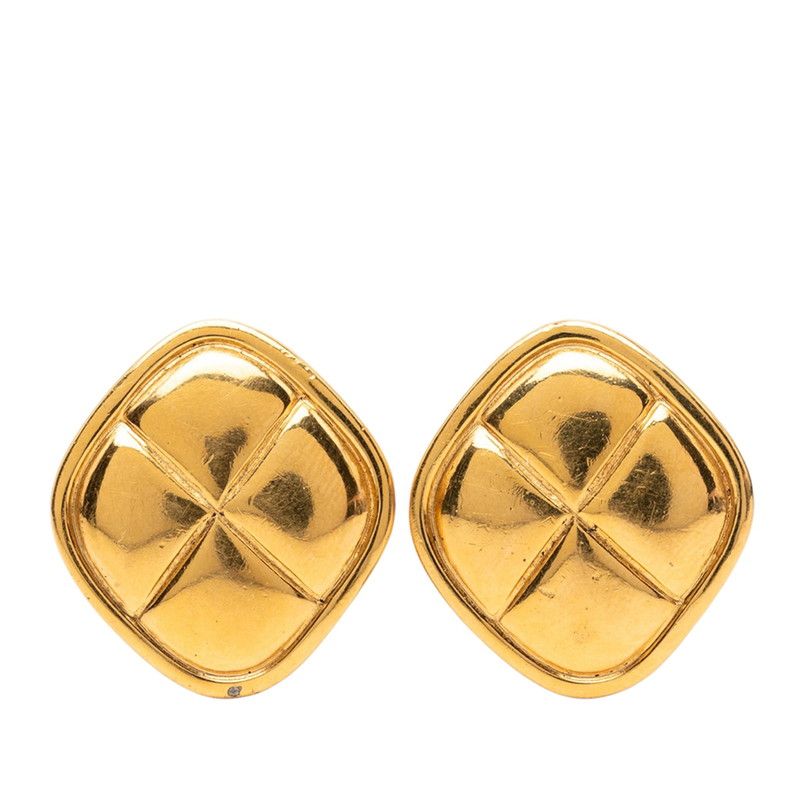 Chanel Diamond Earring Gold