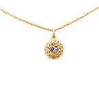 Chanel Pendant Gold Plated Rhinestone