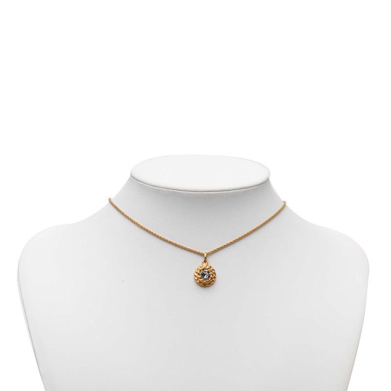 Chanel Pendant Gold Plated Rhinestone — view 6