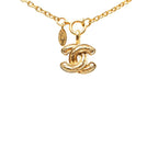 Chanel Quilted CC Logo Chain Pendant Gold Plated — view 2