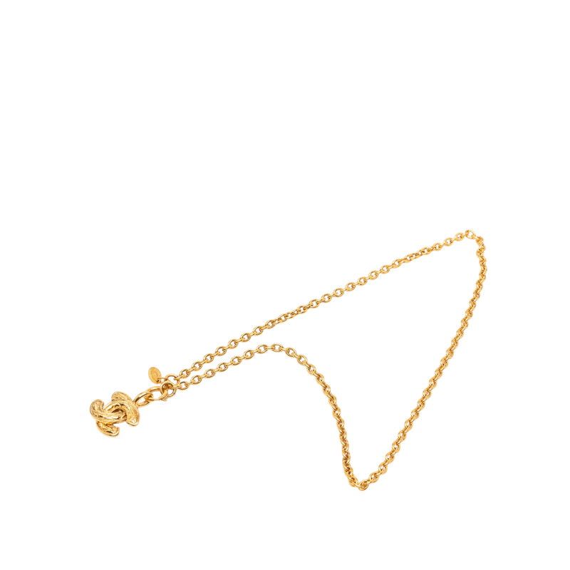 Chanel Quilted CC Logo Chain Pendant Gold Plated — view 4