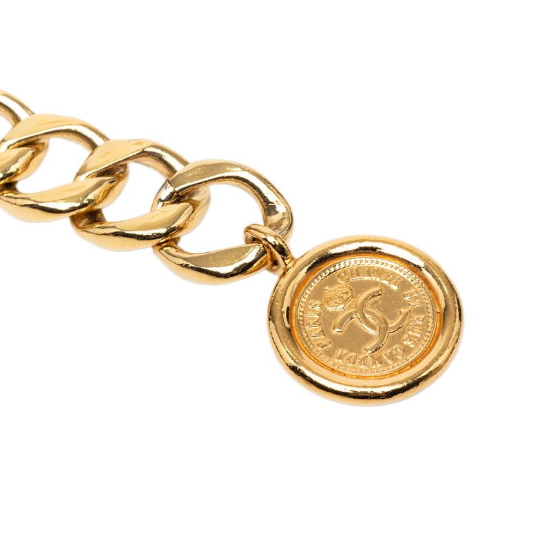 Chanel CC Logo 31 Rue Cambon Chain Belt Gold Plated — view 3
