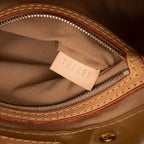 Louis Vuitton Monogram Vernis Reed PM Handbag Mini Tote Noisette Beige Patent — view 6