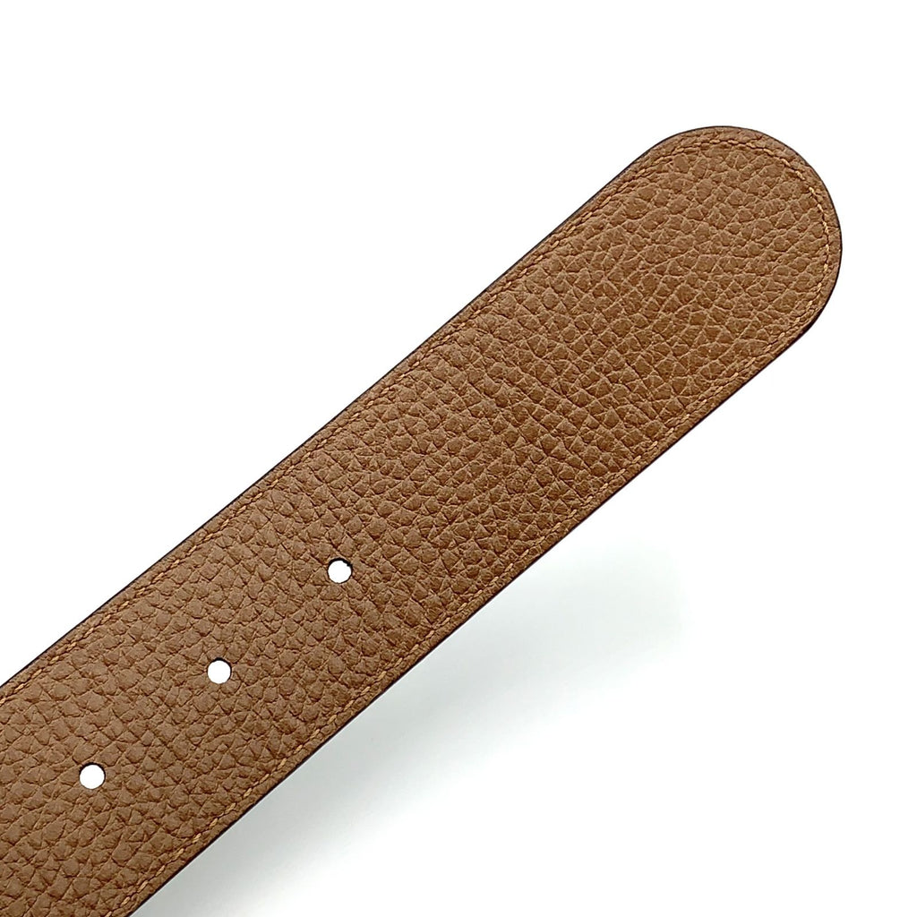 Gucci Interlocking Reversible Leather Brown Black Belt Silver — view 4