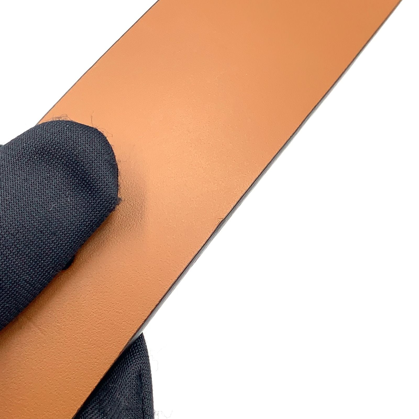 Gucci Interlocking Antique Leather Brown Belt Silver — view 5