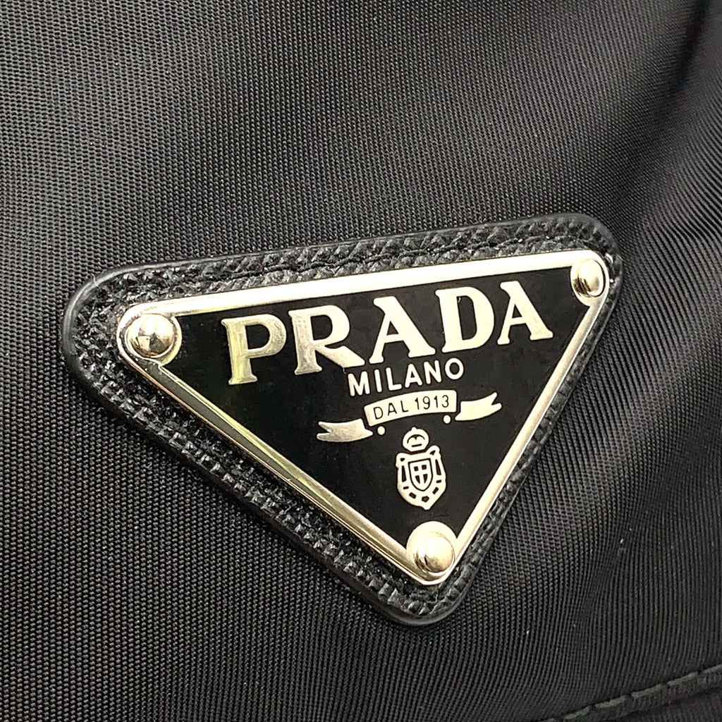 Prada Re-Nylon Black Hat Silver — view 7