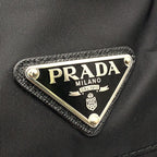 Prada Re-Nylon Black Hat Silver — view 7