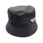 Prada Re-Nylon Black Hat Silver — view 3