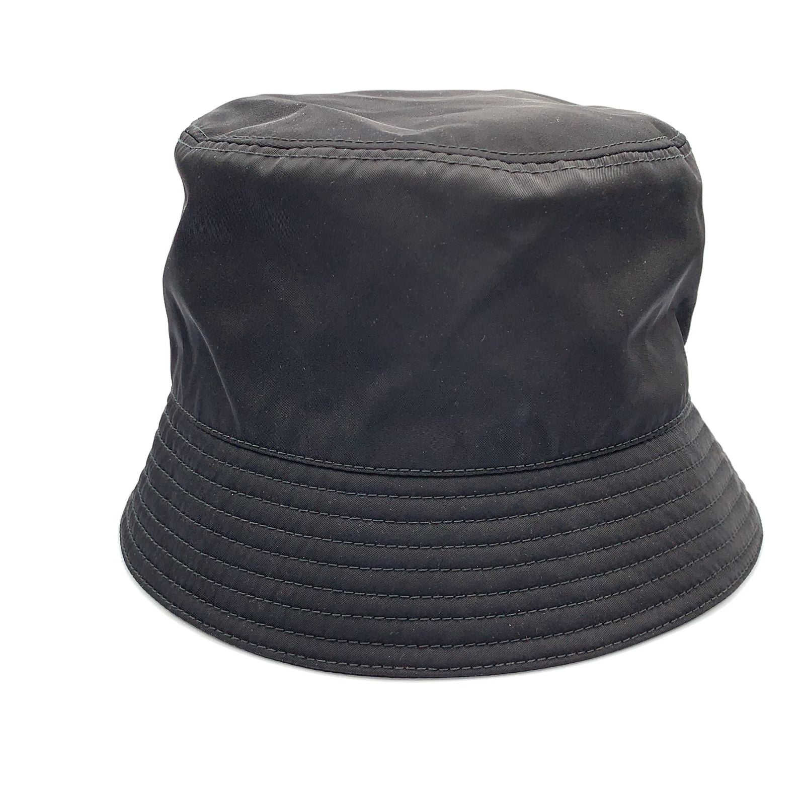 Prada Re-Nylon Black Hat Silver — view 4