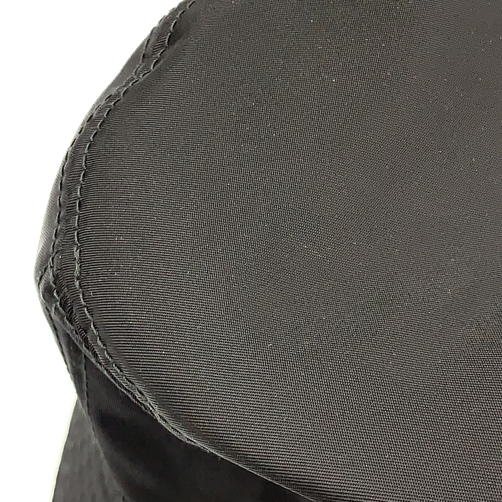 Prada Re-Nylon Black Hat Silver — view 6