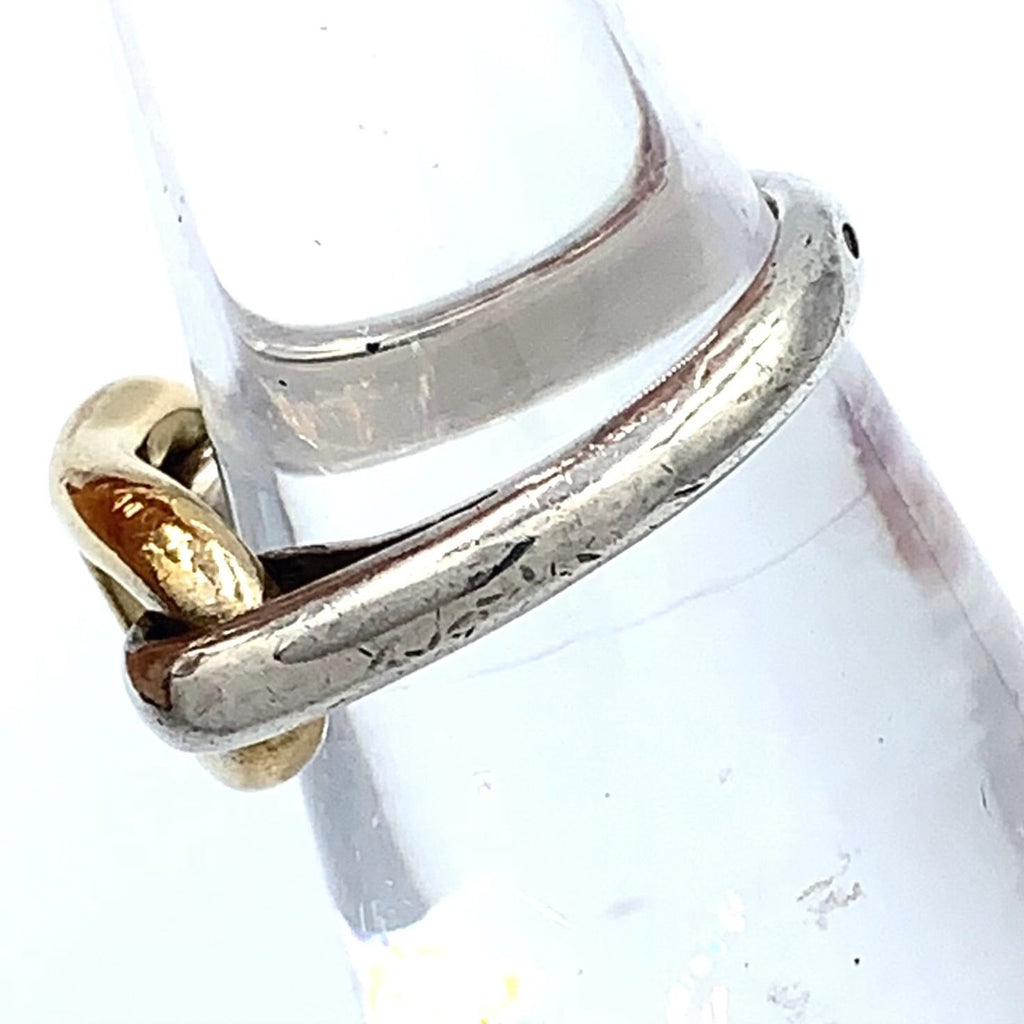 Hermes Chaine D'ancre Yellow Gold Silver Ring