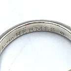 Hermes Chaine D'ancre Yellow Gold Silver Ring