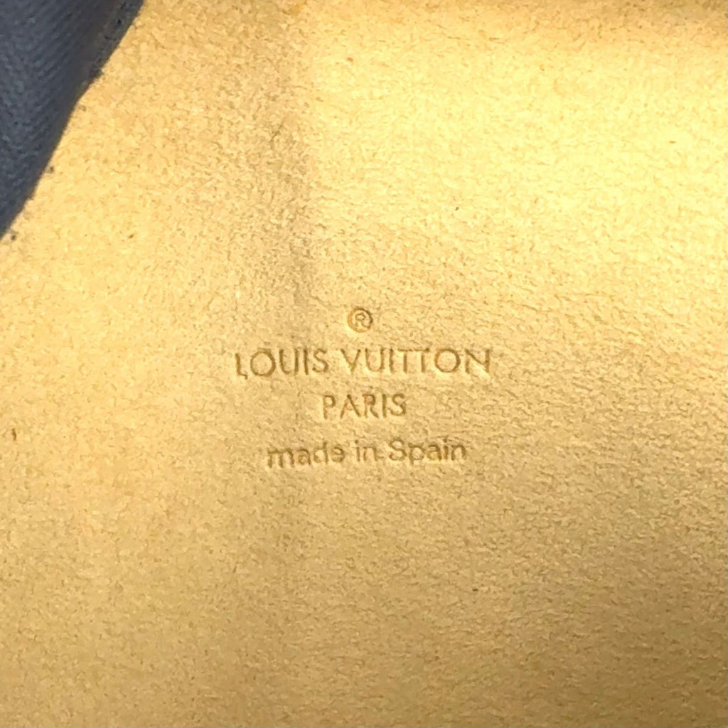 Louis Vuitton Pochette Twin PM Monogram Leather Brown Shoulder Bag Gold — view 4