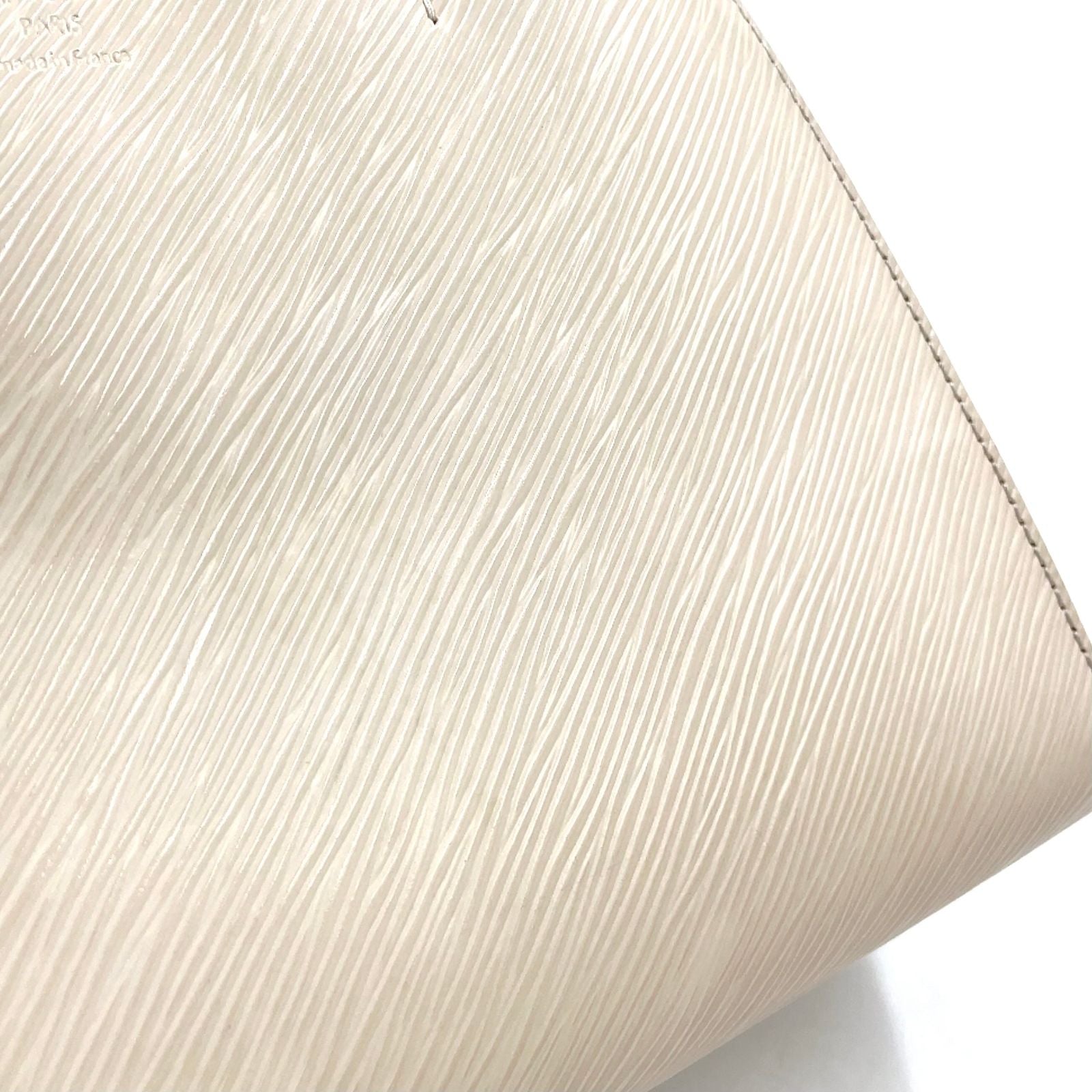 Louis Vuitton Marelle Tote BB Epi Leather Off White Handbag Silver — view 8