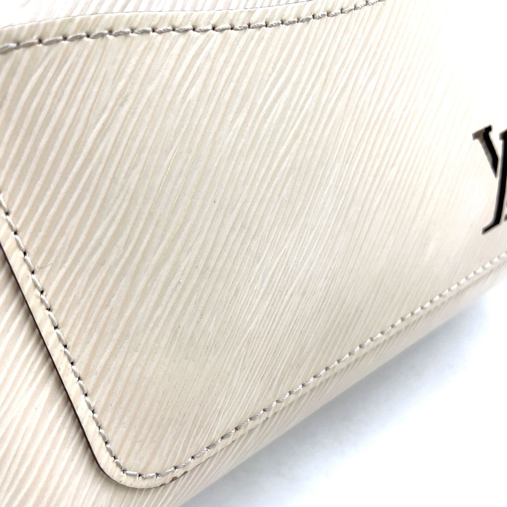 Louis Vuitton Marelle Tote BB Epi Leather Off White Handbag Silver — view 7