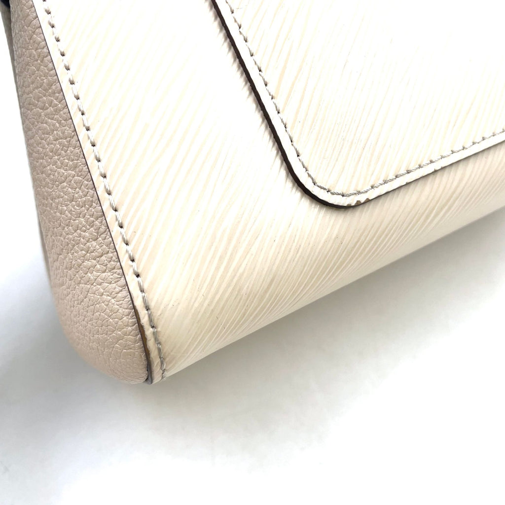 Louis Vuitton Marelle Tote BB Epi Leather Off White Handbag Silver — view 6