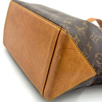Louis Vuitton Cabas Piano Monogram Leather Brown Tote Gold — view 7
