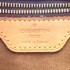 Louis Vuitton Cabas Piano Monogram Leather Brown Tote Gold — view 4