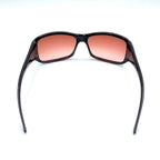 Gucci Vintage Logo Acetate Metal Dark Brown Sunglasses Gold Eyewear — view 3