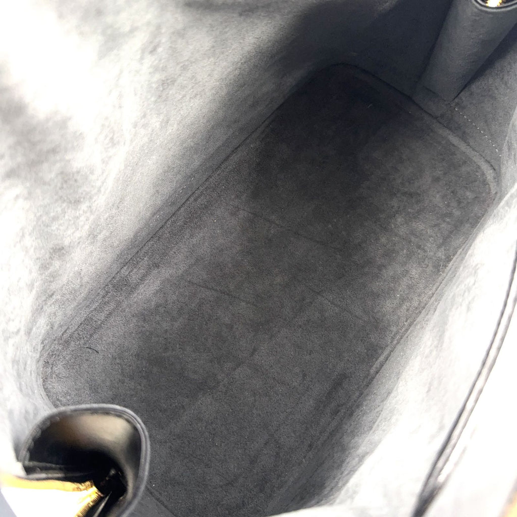 Louis Vuitton Alma Epi Noir Leather Black Handbag Gold — view 3