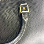 Louis Vuitton Alma Epi Noir Leather Black Handbag Gold — view 8