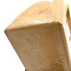Louis Vuitton Reed PM Monogram Vernis Noisette Leather Enamel Beige Light Brown — view 8